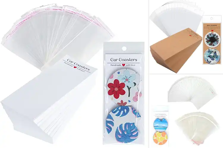 Detailed view of Best Car Coasters Display Cards