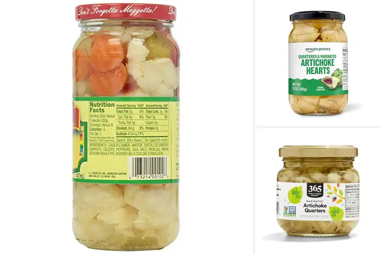 Detailed view of Best Jarred Vegetables